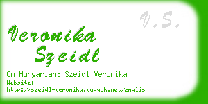 veronika szeidl business card